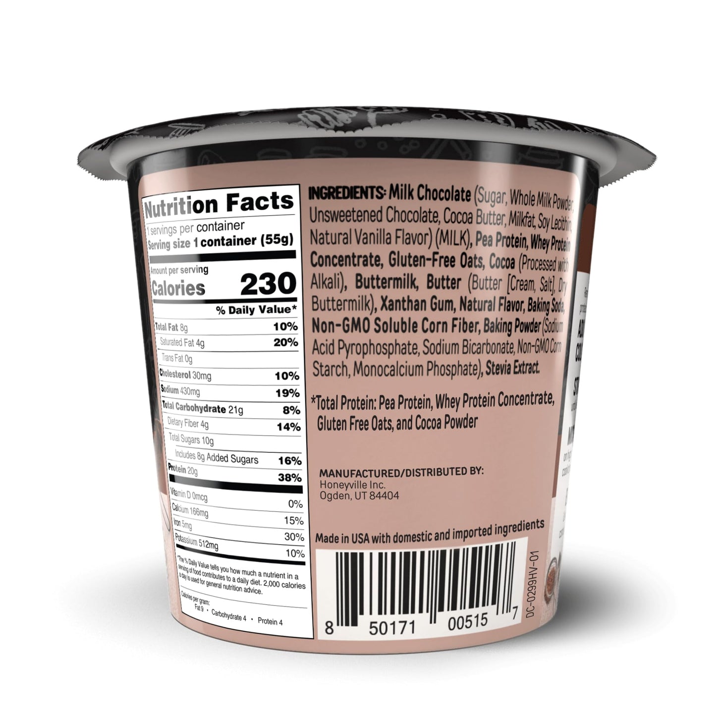 FlapJacked Mighty Muffins, Gluten-Free Double Chocolate, 1.94 Ounce (Pack of 12)