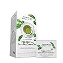 ANDREW LESSMAN Tea - Peppermint Green Tea 30 Sachets - Blend of Certified Organic Sencha Green Tea, Premium Peppermint. Powerful Anti-oxidant EGCG