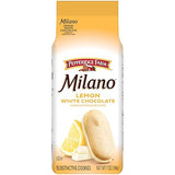 Pepperidge Farm Milano White Chocolate Lemon Flavored Cookies, 7 Oz Bag