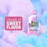 5-hour ENERGY COTTON CANDY Flavor, 6 Count, 1.93 Fl Oz Energy Shot, Extra Strength, Amino Acids, B Vitamins, Sugar Free and Zero Calories