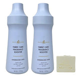 Bath & Body Works Sundrenched Linen 2 Pack Fabric Care Fragrance Booster Set with a Natural Oats Bar Soap