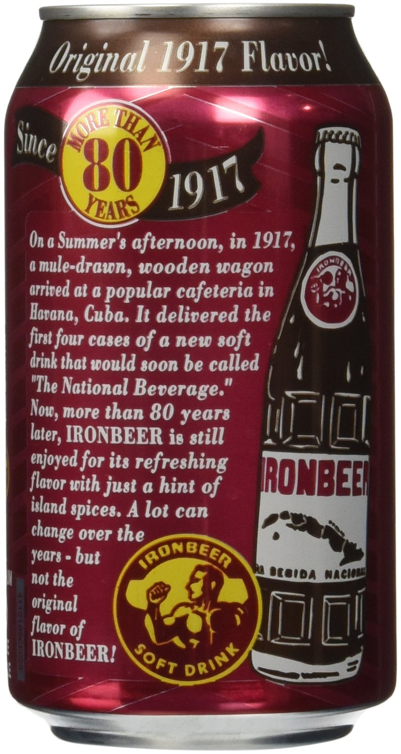 Ironbeer Soft Drink 12 Oz (24 Pack)