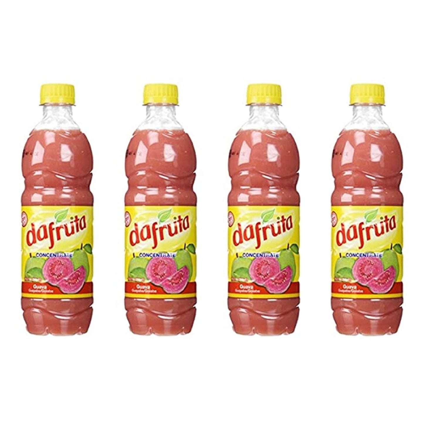 4 Pack Dafruta Guava Concentrate Juice 16.9 Fl.Oz. | Suco de Goiaba Concentrado (Pack of 4)