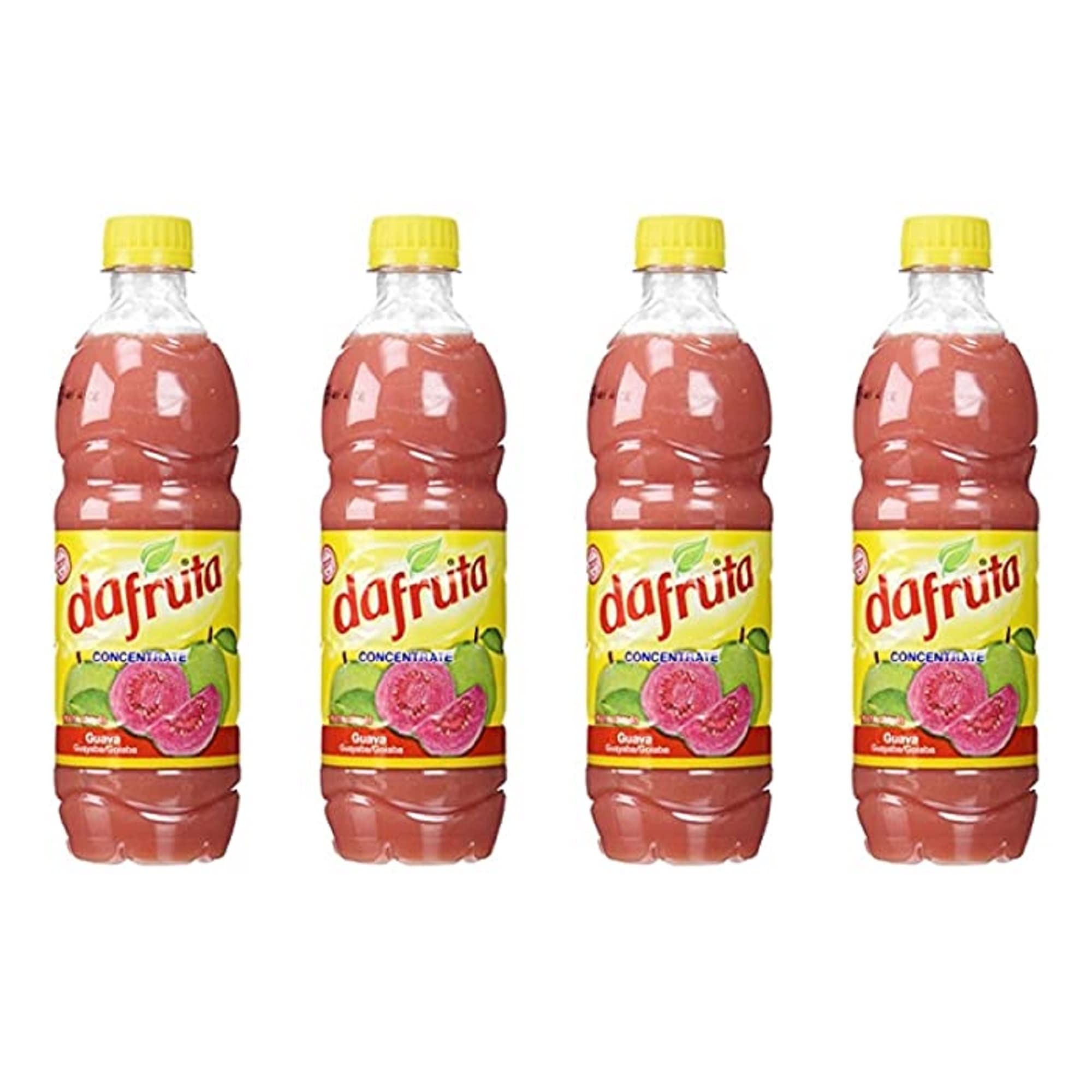 4 Pack Dafruta Guava Concentrate Juice 16.9 Fl.Oz. | Suco de Goiaba Concentrado (Pack of 4)