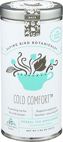 FLYING BIRD BOTANICALS Tea, Cold Comfort, 15 CT