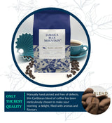 JA Coffee - Jamaica Blue Mountain Caribbean Coffee Blend, Medium Roast, Whole Beans - Premium Arabica, Bag of 454 Grams (1 Pound, 16 Ounces)