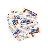 Snkrs Almond Chocolate Mini Bars - 1 lbs Fun Size Irresistible Mini Treats - Individually Wrapped Single Size Bulk Chocolate - Delicious Sweets