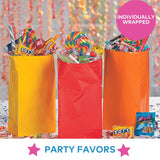 Fun Express Candy Canes Bulk Individually Wrapped - 80 Peppermint Candy Sticks Christmas Candy Assorted Flavors | Perfect for Holiday Parties