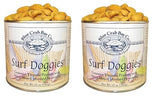 Blue Crab Bay Co. "Surf Doggies" - Spicy Honey Mustard Peanuts - 12 Oz. Tin (Pack of 2)