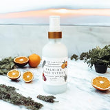 Citrus and Sage Calm Scent Natural Room Linen Spray Clean Ingredients Essential Oils Made In USA Vegan Air Freshener Interior Long Lasting Scent Relax