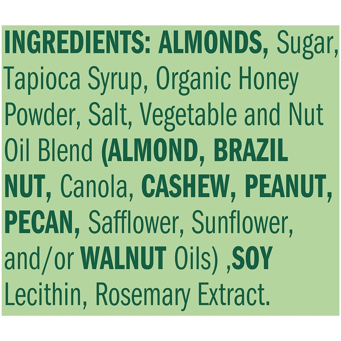 Emerald Nuts, Honey Glazed Almonds, 5.5 Oz, Resealable Bag (Pack of 2)