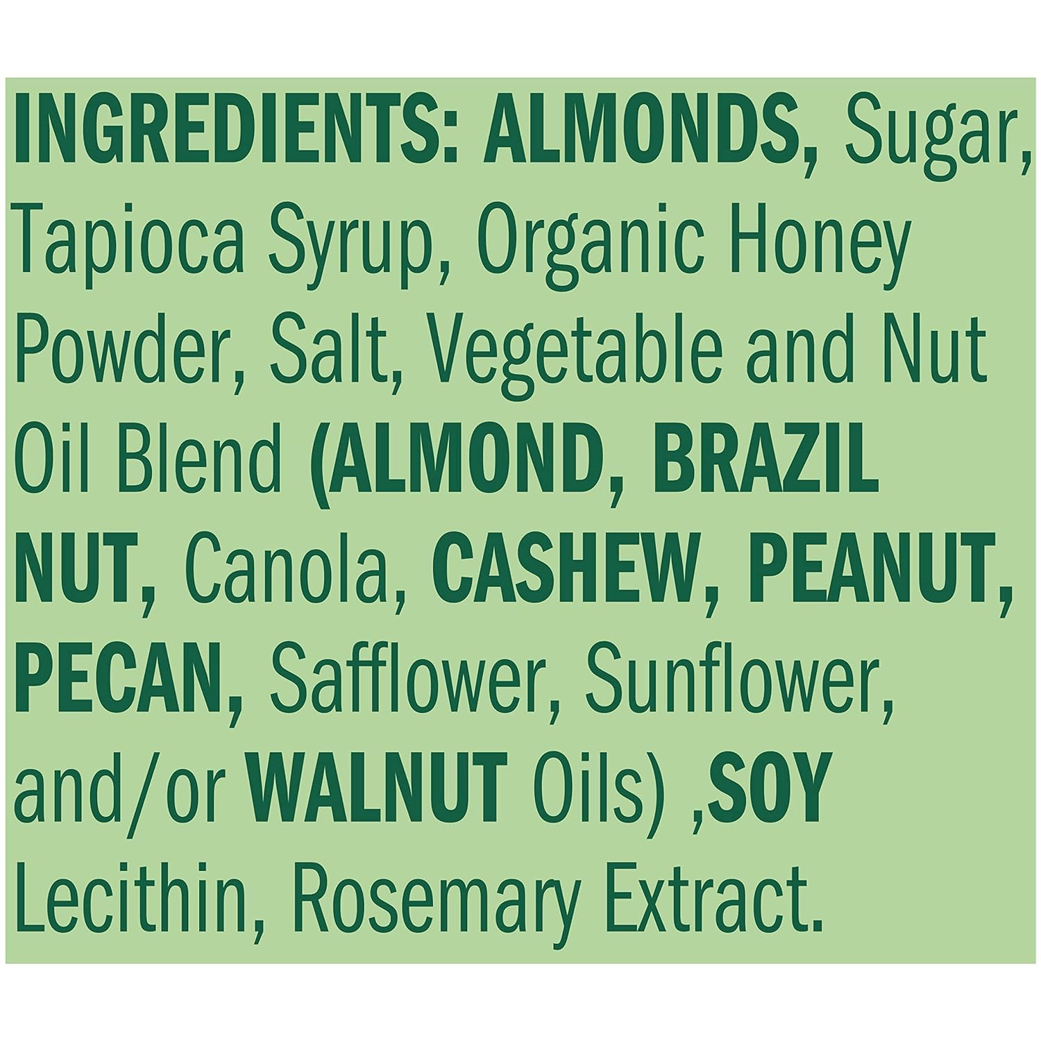 Emerald Nuts, Honey Glazed Almonds, 5.5 Oz, Resealable Bag (Pack of 2)