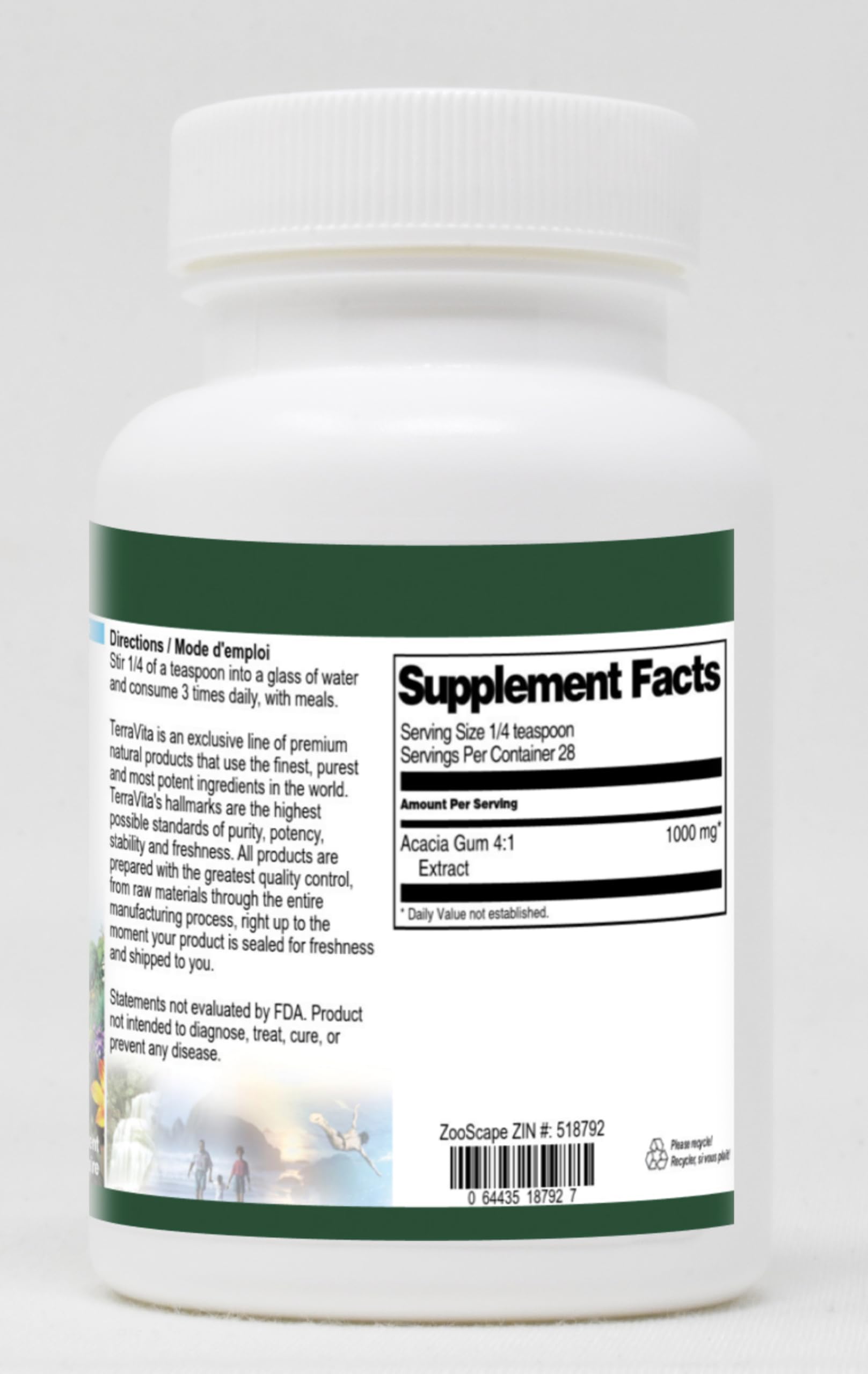 Acacia Gum 4:1 Powder (1 oz, ZIN: 518792)