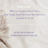 Natural stain remover laundry bar plastic-free