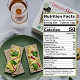 Le Pain des Fleurs Organic Crispbread, Buckwheat | Gluten Free, Kosher, Vegan - 6 Pack (5.3 oz each)