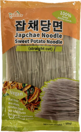 APEXY Sweet Potato Glass Noodles Straight Cut, Japchae Noodles, Korean Vermicelli Pasta, Fat-free and Gluten-free, 100% Sweet Potato Starch, No