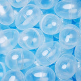Entervending Easter Eggs 3” - Clear Fillable Plastic Capsule - 12ct - Easter Basket Stuffers - Empty Large Enough to Hold Toy or Candy - Capsules