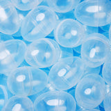 Entervending Easter Eggs 3” - Clear Fillable Plastic Capsule - 24ct - Easter Basket Stuffers - Empty Large Enough to Hold Toy or Candy - Capsules
