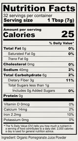 Anthony's Organic Pomegranate Juice Powder, 8 oz, Gluten Free, Non GMO, Vegan