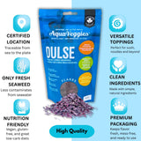 Aqua Veggies Organic Atlantic Dulse Flakes 4 Oz , Hand-Harvested, Sun-Dried Bay of Fundy, Excellent Source of Vitamins B6, B12, Iron, Iodine, Protein