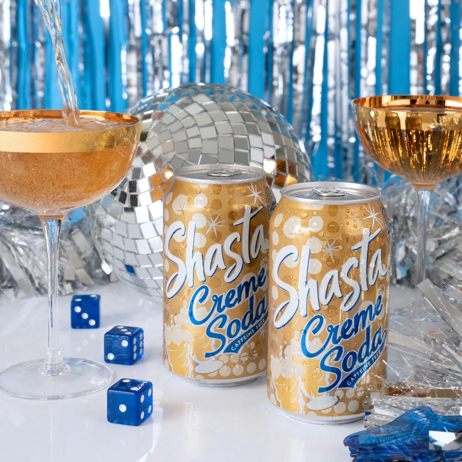 Shasta Creme Soda | 12-Pack of 12oz Cans | Smooth Vanilla Cream Flavor | Sweet & Nostalgic | Caffeine-Free