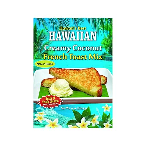 3 Pack of Hawaii's Best Hawaiian Creamy Coconut French Toast Mix