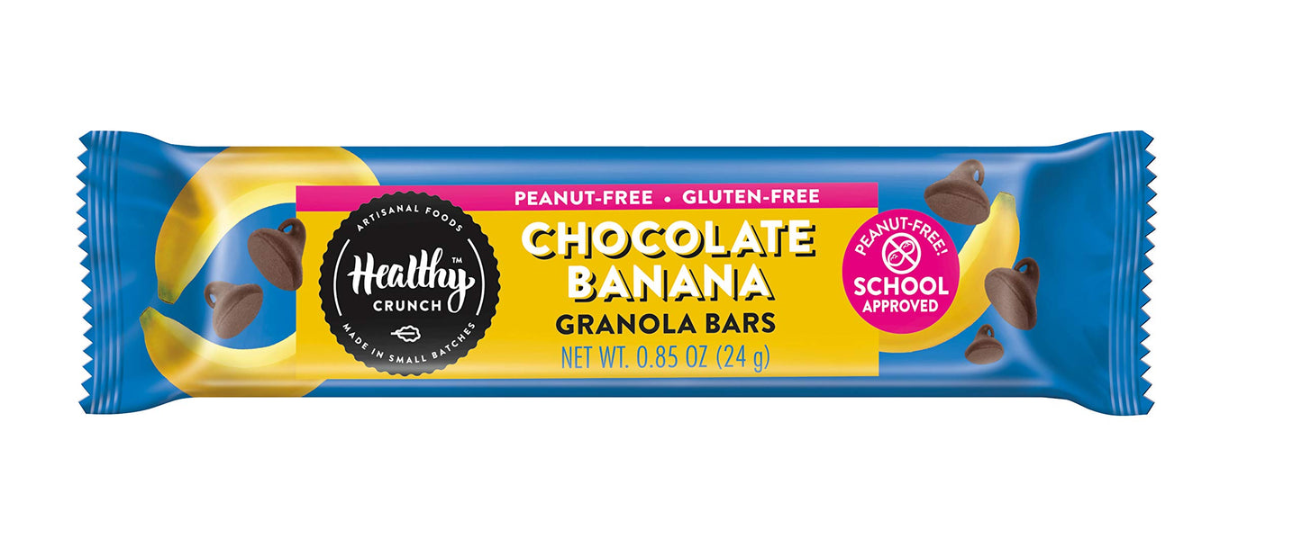 Healthy Crunch Granola Bars Chocolate Banana