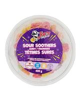 Joe's Tasty Travels Sour Soothers Gummy Candy, 400g/14 oz