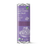 Big Green Organic Food- Organic Purple Yam + Millet Spaghetti, Premium Ube, Gluten-Free, Vegan (12)
