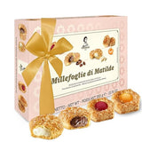 Matilde Vicenzi Millefoglie D'Italia Fine Selection of Italian Pastries - Gourmet Gifts For Teachers, Fathers Day - Assortment of Vanilla, Apricot