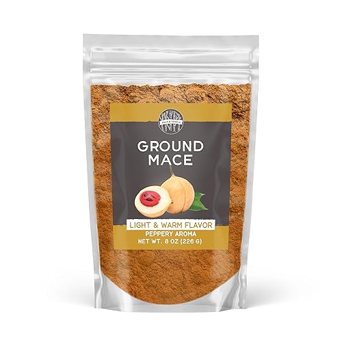 Birch & Meadow Ground Mace, 8 oz, Warm Spice, Hints of Nutmeg, Curries & Desserts