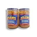 Adams 100% Natural Crunchy Peanut Butter, 2 Pack, 2x1kg/70.5 oz