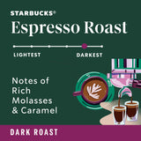 Starbucks Whole Coffee Beans, Dark Roast Hot or Iced Coffee, Espresso Roast, 12 oz