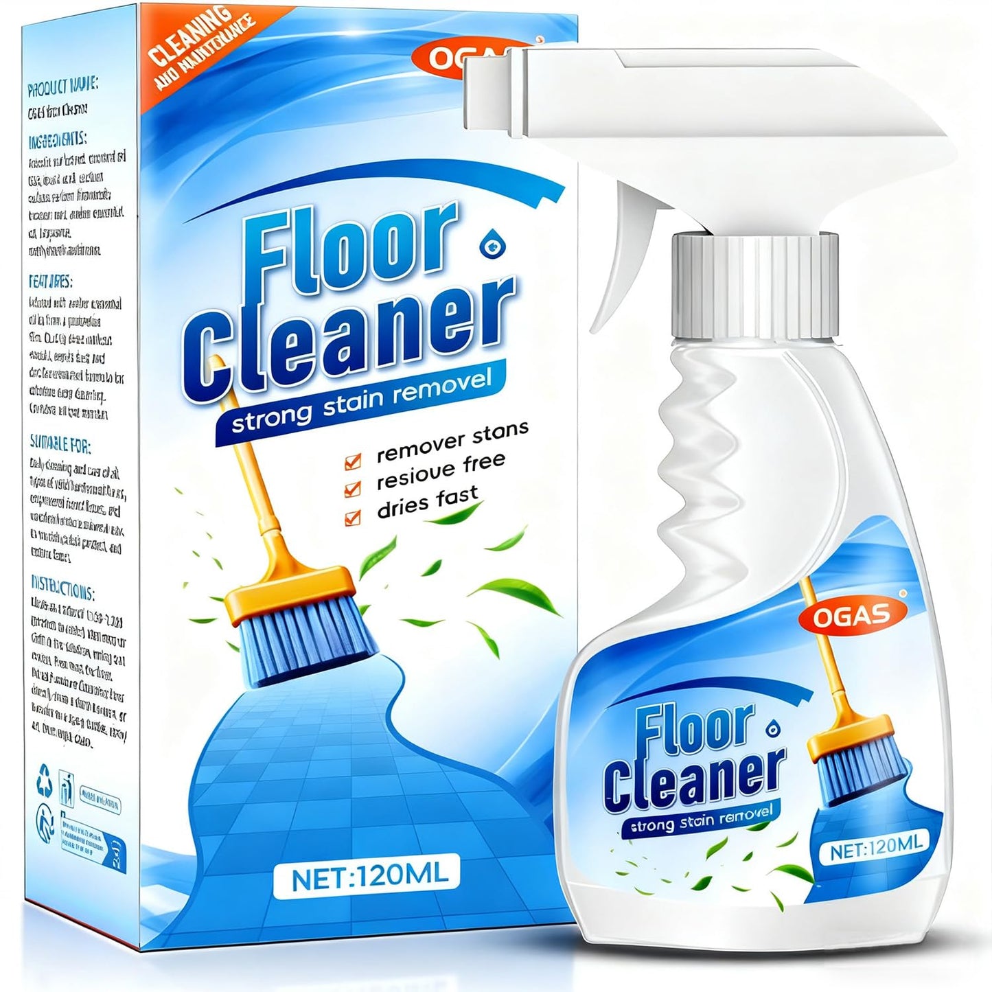 TIEDXIOY Floor Cleaner Concentrate, Hard Surface Floor Cleaner Spray for Hardwood, Ceramic Tile, Marble, Grout, and Composite Material Surface