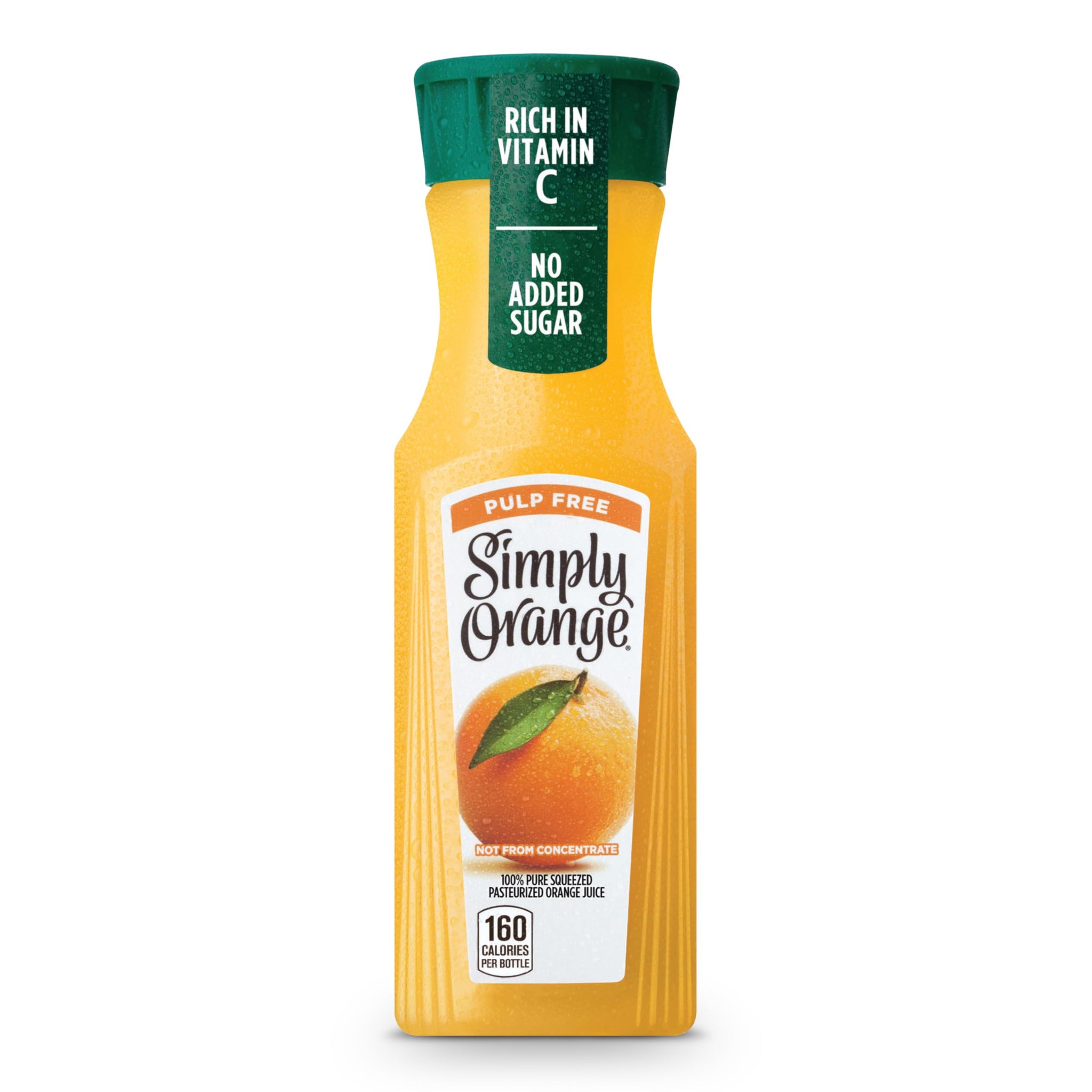 Simply Orange Juice Pulp Free, 11.5 Fl Oz Bottle
