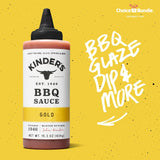 Kinder’s Gold BBQ Premium Barbecue Sauce 2 Pk (30.6 oz) Great to Dip Toss Glaze & More + Barbecue Masters & Bottle Opener (4 Items)!