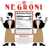 Lapo's Non Alcoholic Negroni, Non-Alcoholic Spirits, Gluten Free, For Non-Alcoholic Spritz, Zero Proof Drinks, Beverages & Mocktails, Alcohol