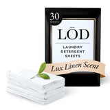 L?D Laundry Sheets | Laundry Detergent Sheets For Washing Clothes | Home Essentials & Travel Essentials | Easy To Use | Plant-Based | Lux Linen Scent