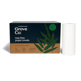 2-Ply Bamboo Paper Towels (12 Rolls, 140 Sheets Per Roll) - FSC Certified, Highly Absorbent Select-A-Size Sheets - Plastic-Free Packaging - Tree-Free