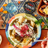 SOMOS Green Enchilada Sauce - Authentic Mexican Flavor & Trusted Quality - Gluten Free, Non-GMO & Vegan - Perfect for Enchiladas, Chip Dip | 8 oz Jar