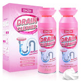 Foaming Drain Cleaner,Drain Clog Remover -Sink Cleaner and Deodorizer,Foaming Cleaners for Kitchen, Sinks, Shower Drains,Tub (2pcs)