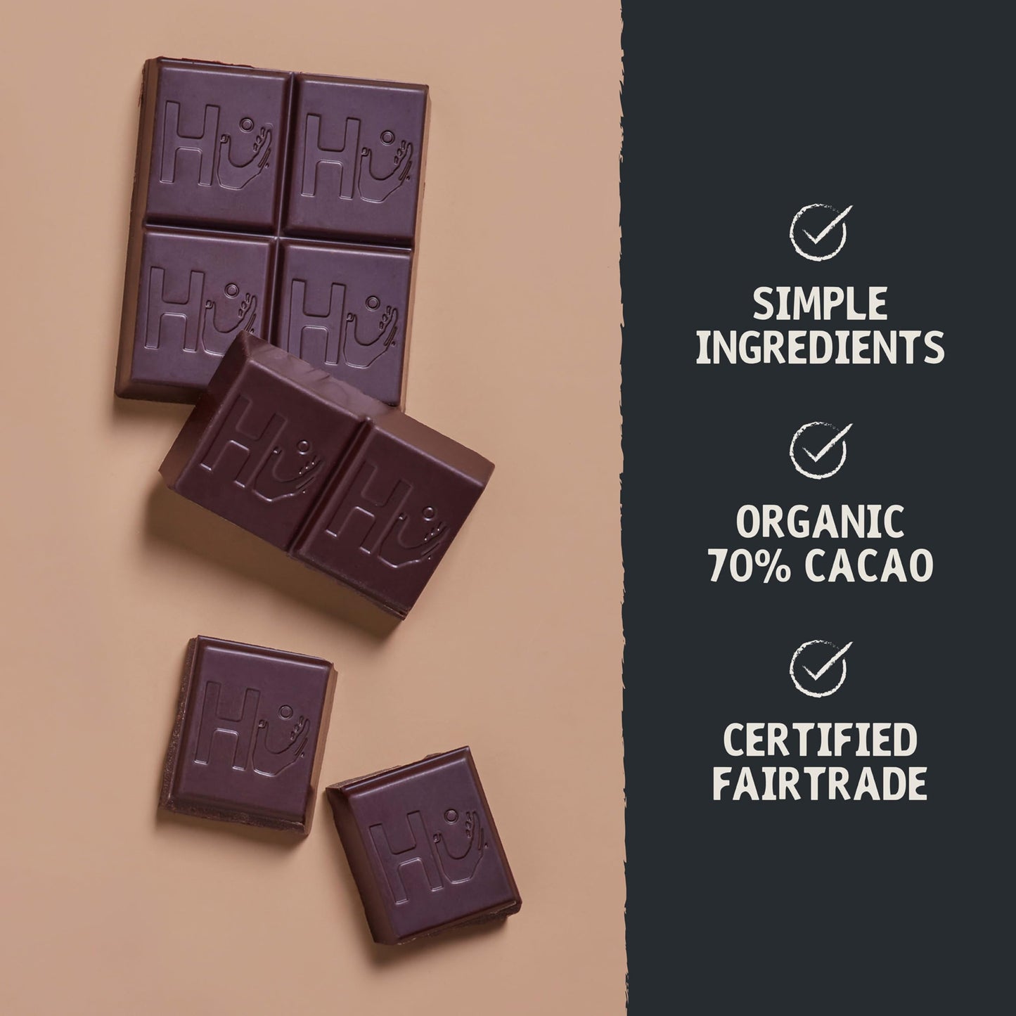 Hu Salty Dark Chocolate Bar, 2.1 Ounce Bar, 1 Count
