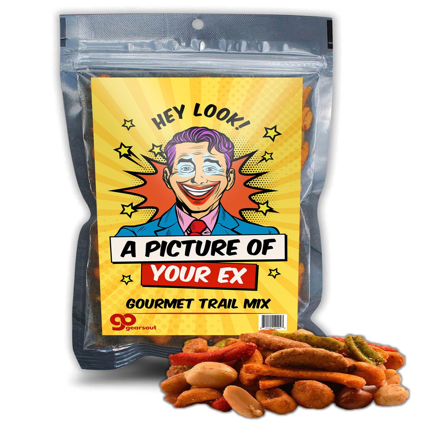 Classic Clown Male Trail Mix - Fun Snacking for All Ages - Nutrient-Packed Bag - Wholesome Blend for Daily Delights and Energetic Moments.
