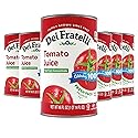 Dei Fratelli Tomato Juice, Vine Ripened Not from Concentrate, 46oz (6 pack)