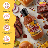 Johnny Harris Original Barbecue Sauce, Gluten-Free, Classic Bold Flavor, Gourmet Cookout Sauces, Authentic Southern Recipe, Rich Grilling Sauce