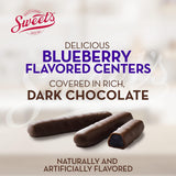 Sweet Candy Dark Chocolate Orange & Cherry Sticks - Chocolate Covered Candy - Orange & Cherry Flavors With Chocolate Coating - Old Fashioned Sweet