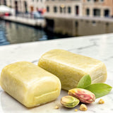 Premium Gourmet Italian Toffee Pistachio Hard Filled candy-1.5 lbs Rich Creamy Pistachio Flavor, Individually Wrapped, Gourmet Soft Toffees(24 oz)