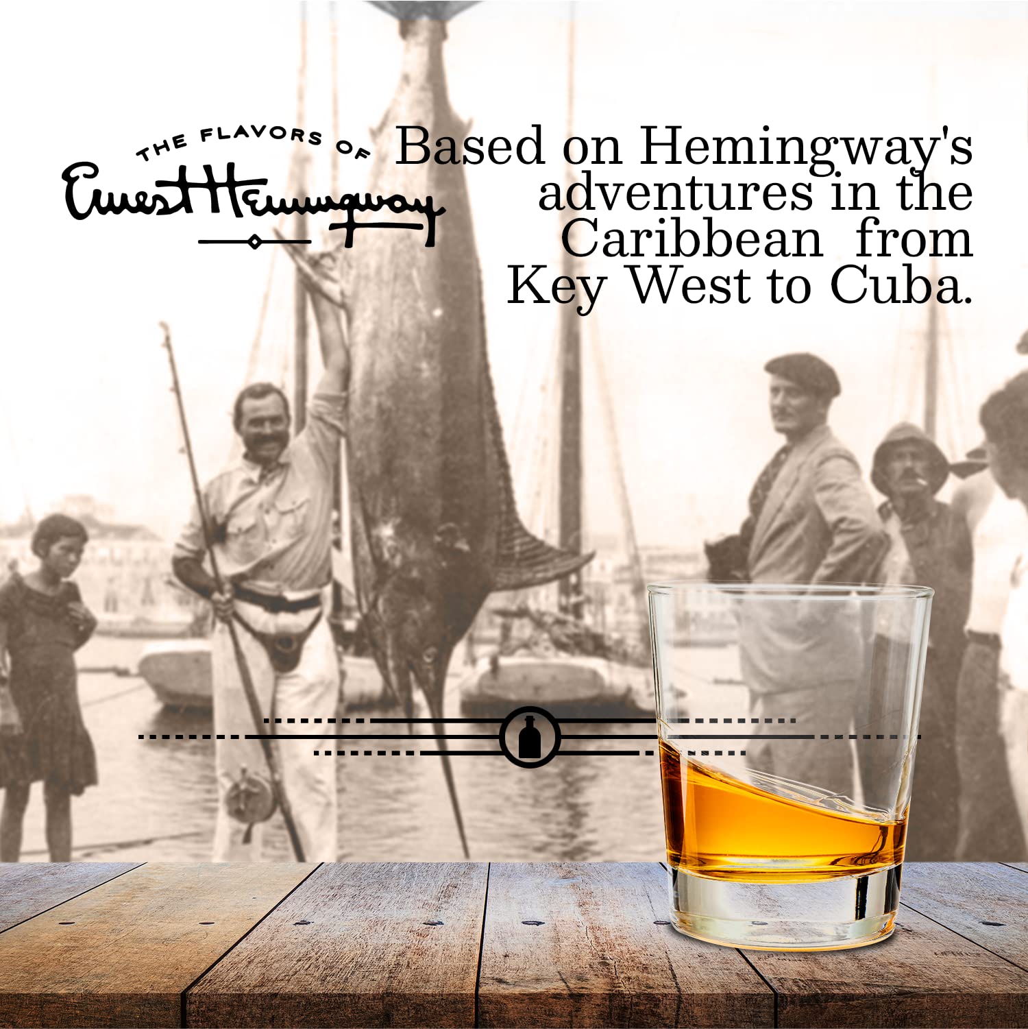The Flavors of Ernest Hemingway The Rum Runner Marinade | Small Batch Made With Natural Ingredients | No HFCS 12.7 Ounces (Pack of 1)
