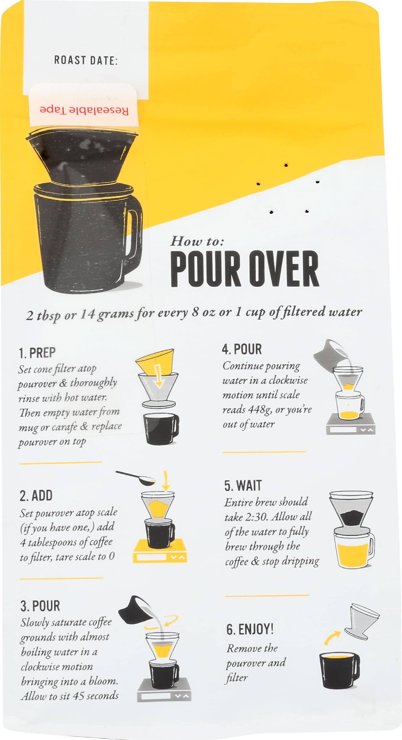 Birch Coffee Colombia Ground Pour Over, 8 OZ