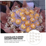 Gadpiparty 60pcs Chocolate Ball Holder Plastic Base Flower Packaging Holder for Bouquets for Party Decorations